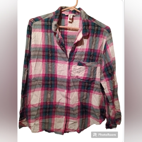 Victoria's Secret Tops - VS Pajama Long Sleeve Top